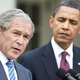 Former President George W. Bush and President Barack Obama in 2010(Brendan Smialowski/Getty Images)